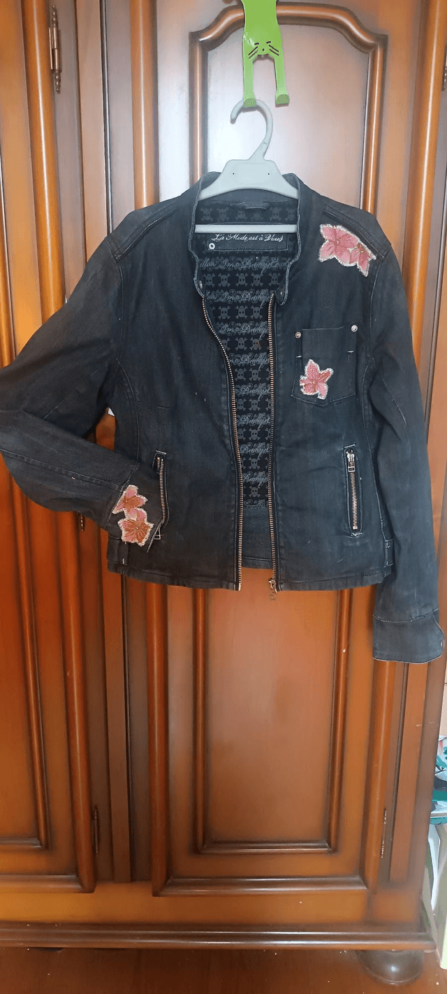 Veste en jean custom